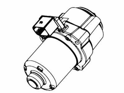 Ram 68402283AA GEAR MOTOR Transfer Case
