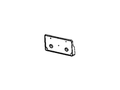 Mopar 68247750AA Bracket Kit License Plate