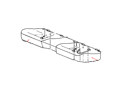 Dodge 1JN191D5AA CUSHION Rear Seat 40%