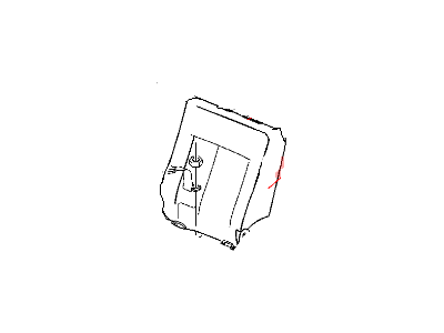 Dodge 1FW631D5AA COVER Rear Seat Back 40%