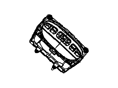 Jeep 56042749AG MODULE Compass Temperature