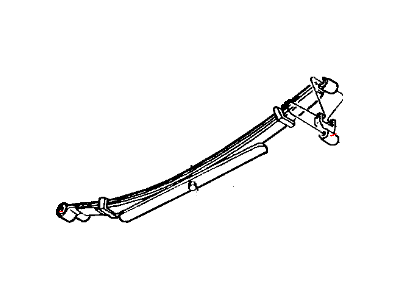 Dodge Ram 3500 Leaf Spring - 52106019AE