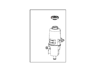 Mopar 68193090AA Reservoir Power Steering Fluid