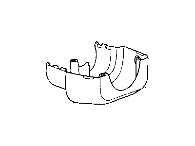 Jeep Wrangler Steering Column Cover - 5FV76LAZAC
