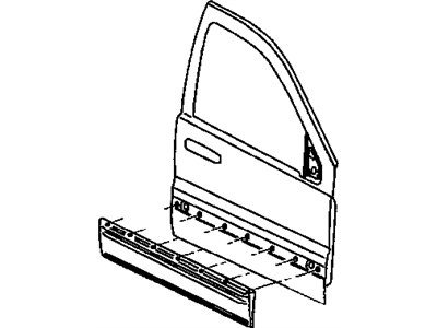 Jeep 5015770AB CLADDING Front Door