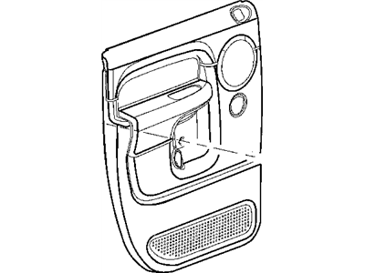 Dodge UY121L5AA CUP Door Pull