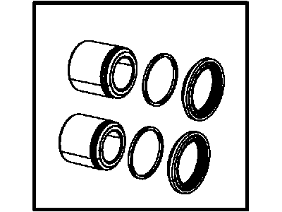 Ram 68157608AA PISTON AND SEAL KIT Disc Brake