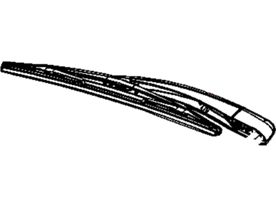 Ram 5113411AB MOTOR Liftgate Wiper