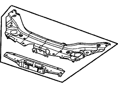 Chrysler 4814722AC CROSSMEMBER Radiator Upper