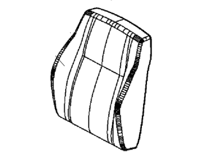 Jeep 5VH05DK2AA COVER Front Seat Back