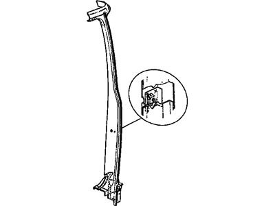 Dodge 55346983 FILLER Cargo Door Header Panel