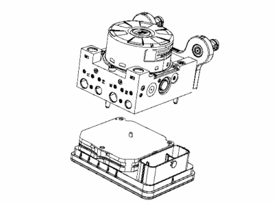 Jeep ABS Control Module - 68438388AB
