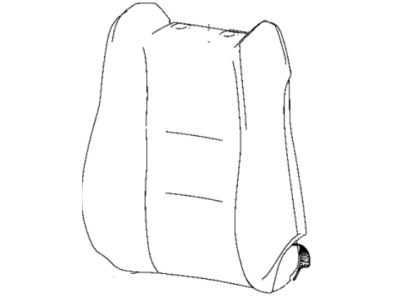 Jeep 6RT00DX9AC COVER Front Seat Back