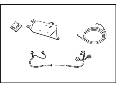 Dodge 82209500AB INSTALL KIT Satelite Receiver