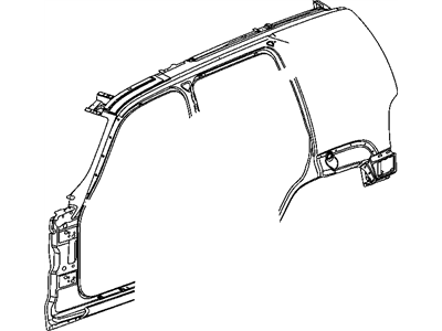 Jeep 55360542AD SEAL A-Pillar Blocker