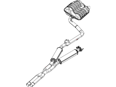 2022 Dodge Challenger Muffler - 68260150AA