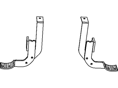Dodge 68020970AA BRACKET KIT Side Step