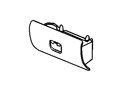 2004 Jeep Liberty Glove Box - ZE71XDVAA