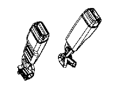 Jeep 1RJ431X9AB SEAT BELT Front Inner