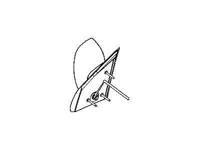 Dodge 55077400AK MIRROR Outside Rearview