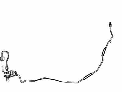 Ram 68225260AB TUBE Brake Junction Block To Right Front Hose