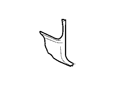 Dodge 5FK45RK5AC PANEL Cowl Side Trim