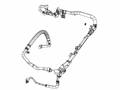 Jeep Wrangler A/C Hose - 68282111AC