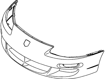 Mopar MR296445 Bumper Cover, Front