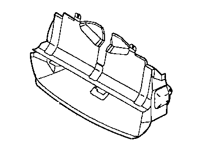 Mopar MB909679 Air Duct, Front