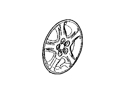 Chrysler 5272360AA COVER Wheel