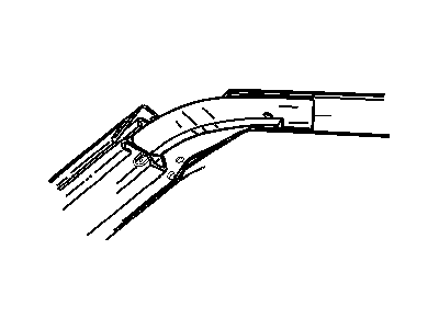 Chrysler 4724330AF RETAINER Weatherstrip