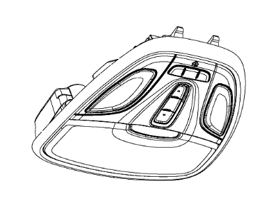 Dodge Dart Dome Light - 1TS24JXPAD