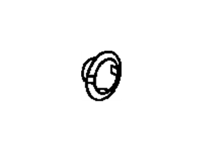 Mopar 5HH32BD5AA Rear Quarter Trim Plug, Slate Gray