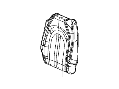 Mopar 6EC91LA3AA Cover Rear Stowage Seat Back