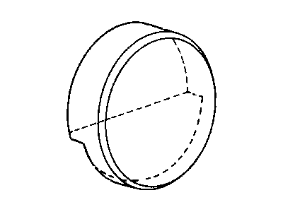 Jeep 5EK90SC3 COVER, Spare Tire