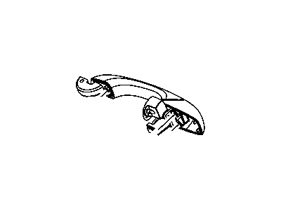 2007 Chrysler Sebring Door Handle - XU82DA4AA