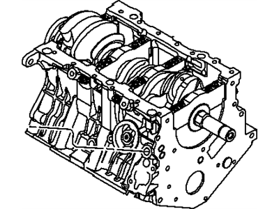 Dodge 68039264AA ENGINE Short Block