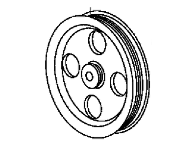 Mopar 68102255AA Pulley Power Steering Pump