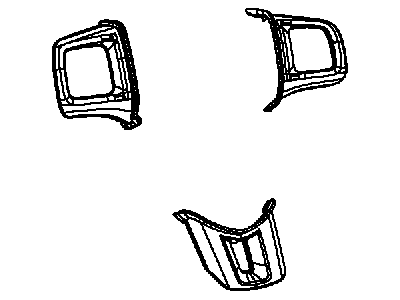 Ram 1VZ23XSAAA BEZEL Steering Wheel