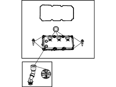 Dodge 4892264AA TUBE Oil Filler Includes Item 10