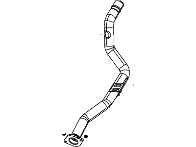 Jeep 68251972AB PIPE Exhaust Extension