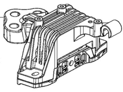 Jeep Transmission Mount - 68141406AG