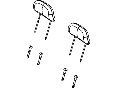 Dodge QT981K2AA SLEEVE Headrest