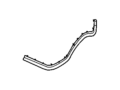 2004 Jeep Grand Cherokee Weather Strip - 55136117AD