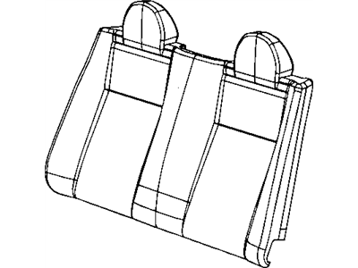 Chrysler 68024924AA FOAM Seat Back