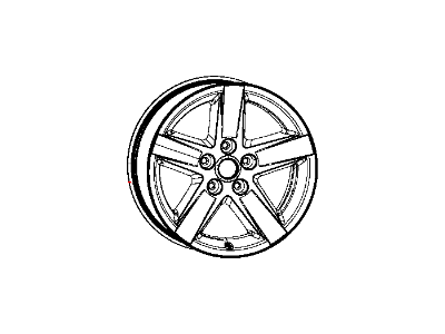 Mopar 1DY13SZ0AD Wheel Aluminum