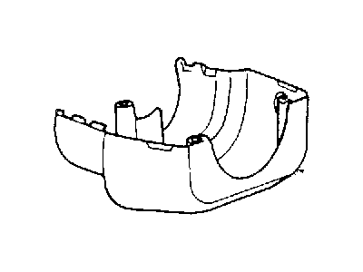 Jeep Wrangler Steering Column Cover - 5GN30LAZAB