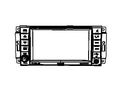 Dodge 5064759AB RADIO AM/FM/DVD/HDD/MP3/SDARS/RR CAMERA