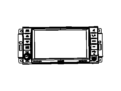 Dodge 5064739AC RADIO AM/FM/DVD/HDD/NAV/SDARS