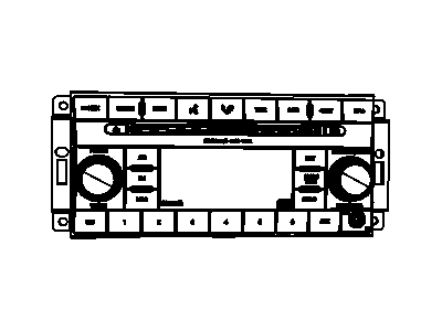 Jeep 68021157AC RADIO AM/FM with CD